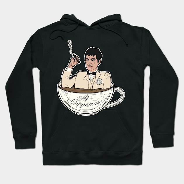 Al Cappuccino Hoodie by darklordpug